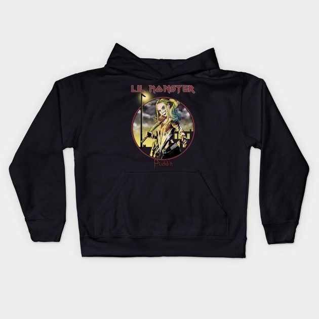 Lil Maiden Kids Hoodie by felinkscratch